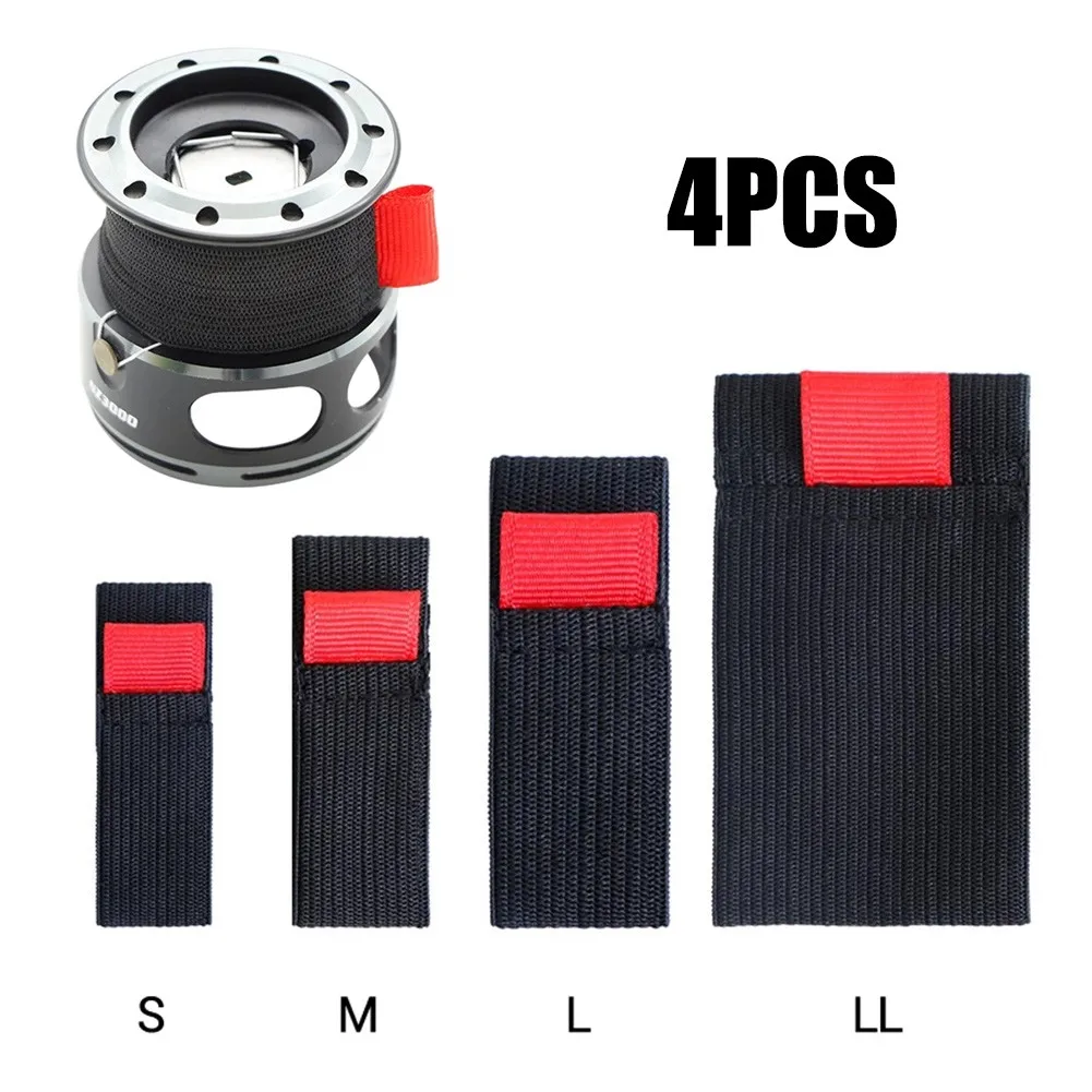 Mesh Coil Strip - 4 stücke Schwarz + Rot S